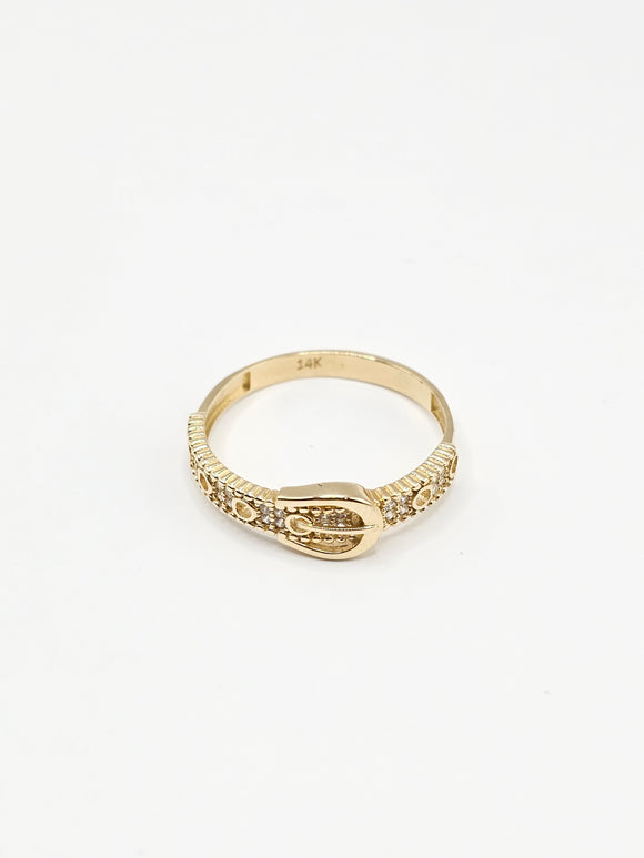 14K Gold Ring - Belt