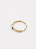 14K Gold Ring - Evil Eye