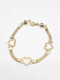 14k Gold Bracelet - Heart