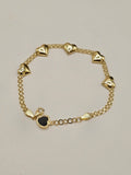 14k Gold Bracelet - Heart