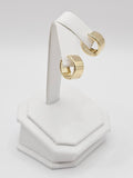 14K Gold Earrings - Huggie Hoops