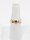 14K Gold Ring - Heart