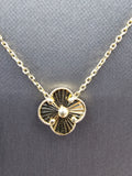 14k Gold Necklace - Gold Clover