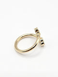 14K Gold Ring - Red Clover