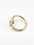 14K Gold Ring - White Clover