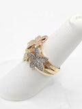 14K Gold Ring - Flowers