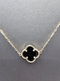 14k Gold Necklace - Black Clover