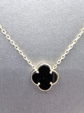 14k Gold Necklace - Black Clover