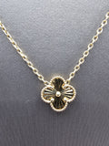 14k Gold Necklace - Gold Clover