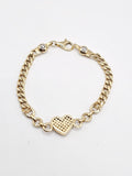 14k Gold Bracelet - Heart