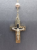 14k Gold Necklace - Jesus on Cross