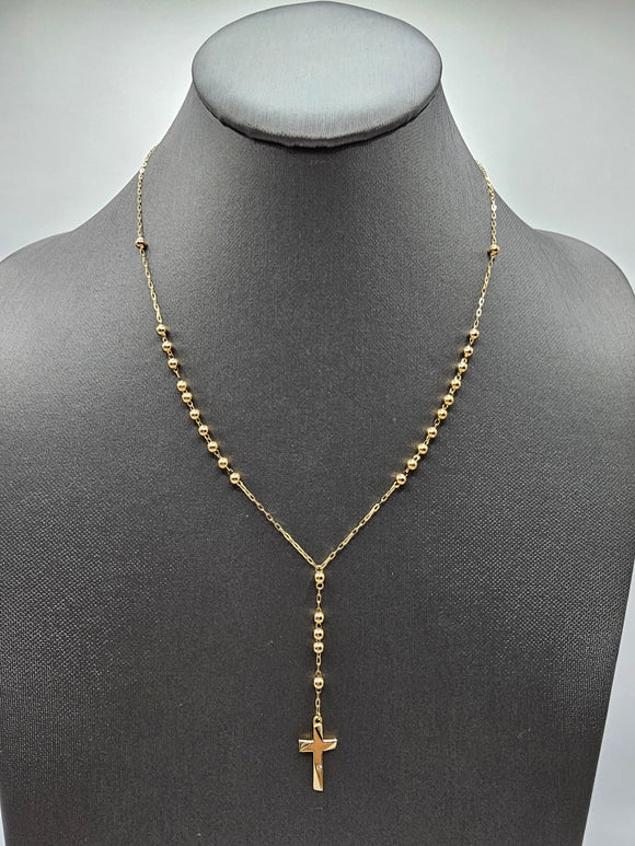 14k Gold Necklace - Cross