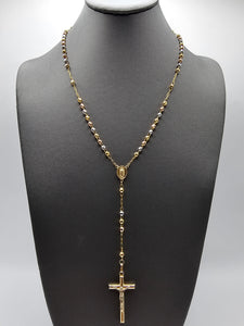 14k Gold Necklace - Jesus on Cross