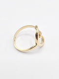 14K Gold Ring - Moon & Star