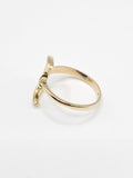 14K Gold Ring - Moon & Star