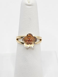 14K Gold Ring - Flower