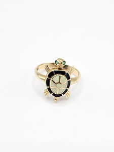 14K Gold Ring - Turtle