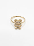 14K Gold Ring - Bear