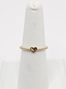 14K Gold Ring - Heart