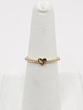 14K Gold Ring - Heart