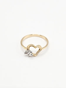 14K Gold Ring - Heart