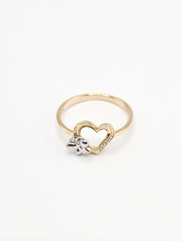 14K Gold Ring - Heart