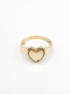 14K Gold Ring - Heart