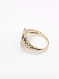 14K Gold Ring - San Judas Heart