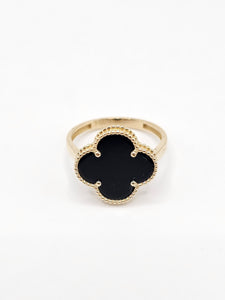 14K Gold Ring - Black Clover