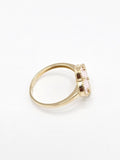 14K Gold Ring - Pink Clover