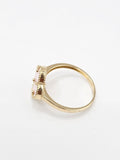 14K Gold Ring - Pink Clover