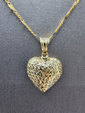 14k Gold Chain w/pendant - Heart