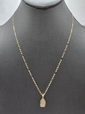 14k Gold Chain w/pendant - Virgin Mary