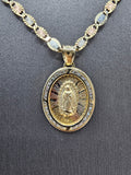 14k Gold Chain w/pendant - Virgin Mary