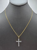 14k Gold Chain w/pendant - Cross