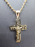 14k Gold Chain w/pendant - Jesus on Cross