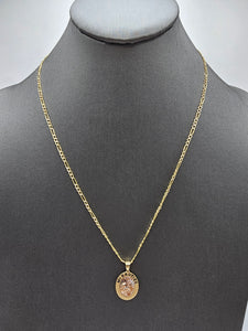 14k Gold Chain w/pendant - Baptism