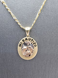 14k Gold Chain w/pendant - Baptism