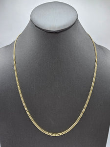 14k Semi-Solid Gold Chain