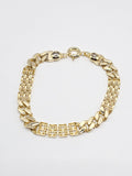 14k Gold Bracelet - Monaco Link