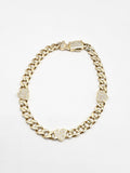 14k Gold Bracelet - Monaco Heart