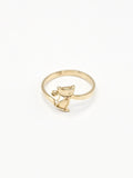 14K Gold Ring - Cat