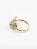 14K Gold Ring - Bear