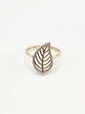 14K Gold Ring - Leaf