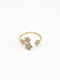 14K Gold Ring - Stars