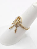 14K Gold Ring - Dream Catcher