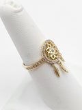 14K Gold Ring - Dream Catcher