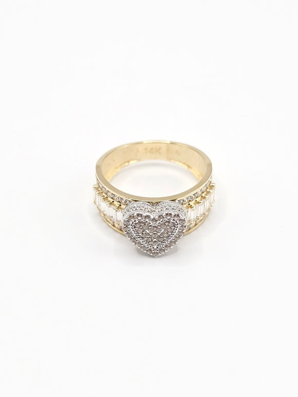 14K Gold Ring - Heart