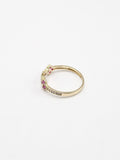 14K Gold Ring - Fuchsia Flower