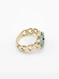 14K Gold Ring - Green Clover